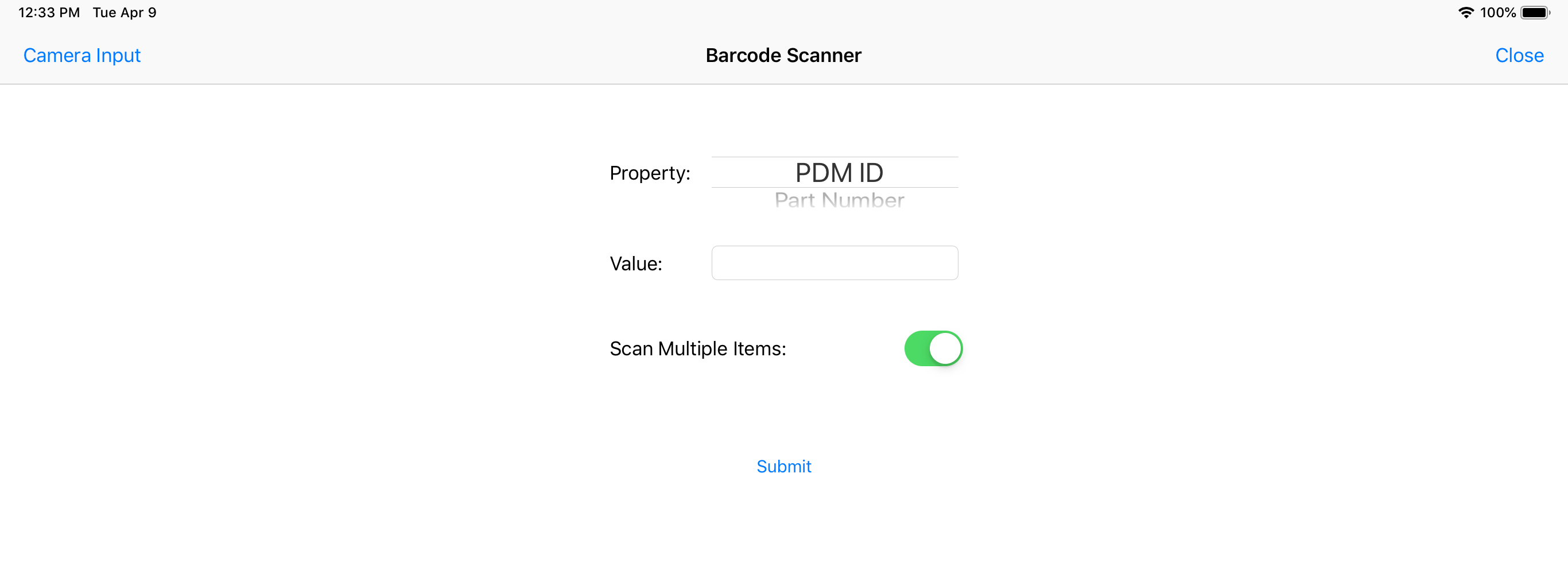 Bluetooth Barcode Scanner