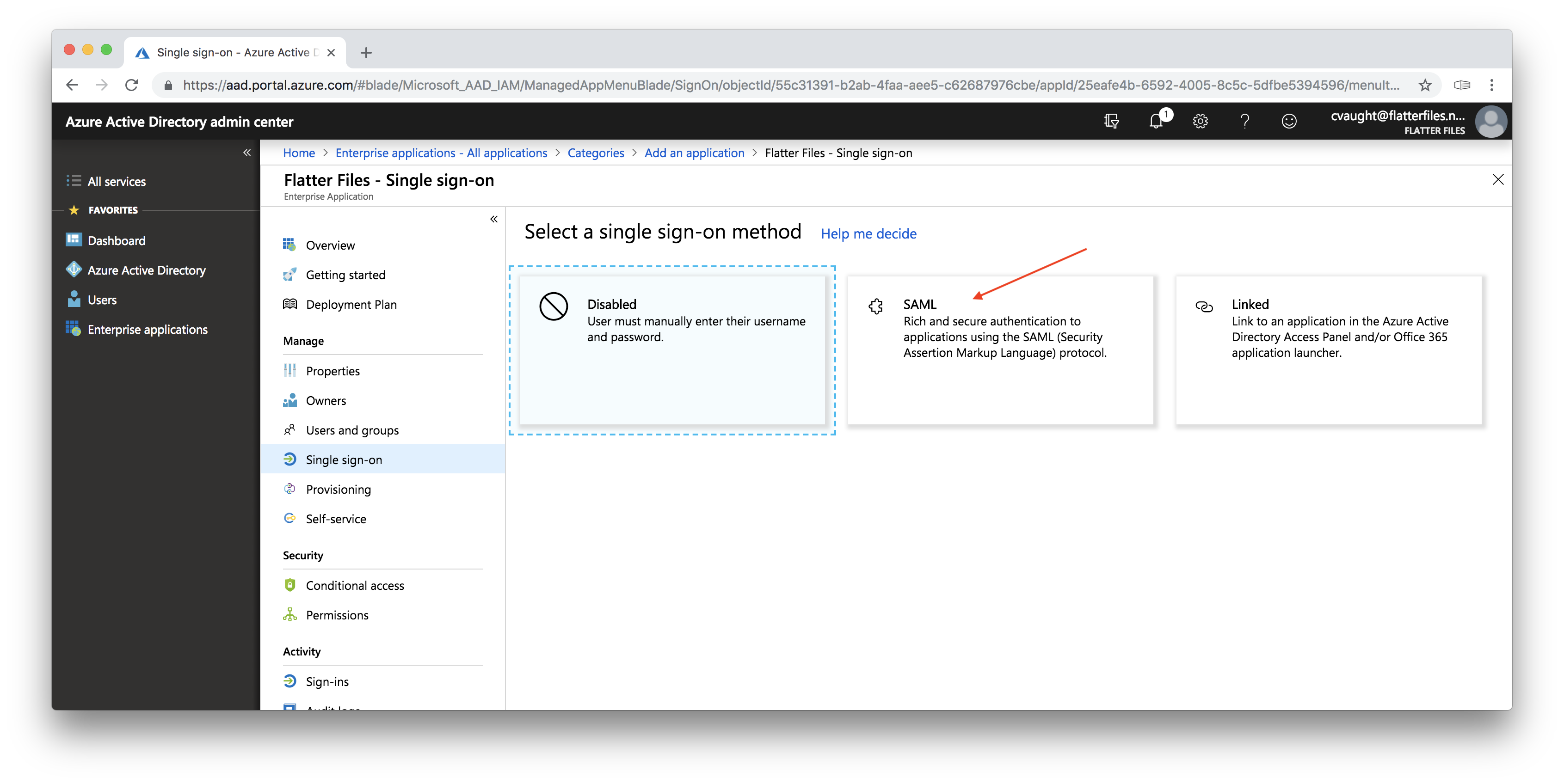 SAML Config 1