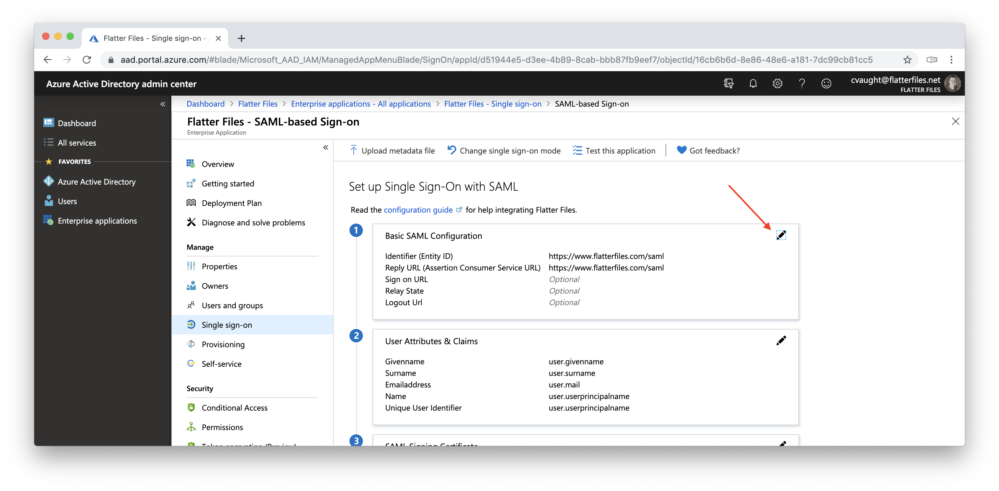 SAML Config 1