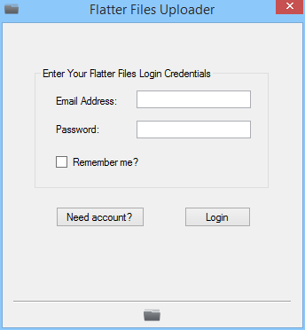 Uploader Login