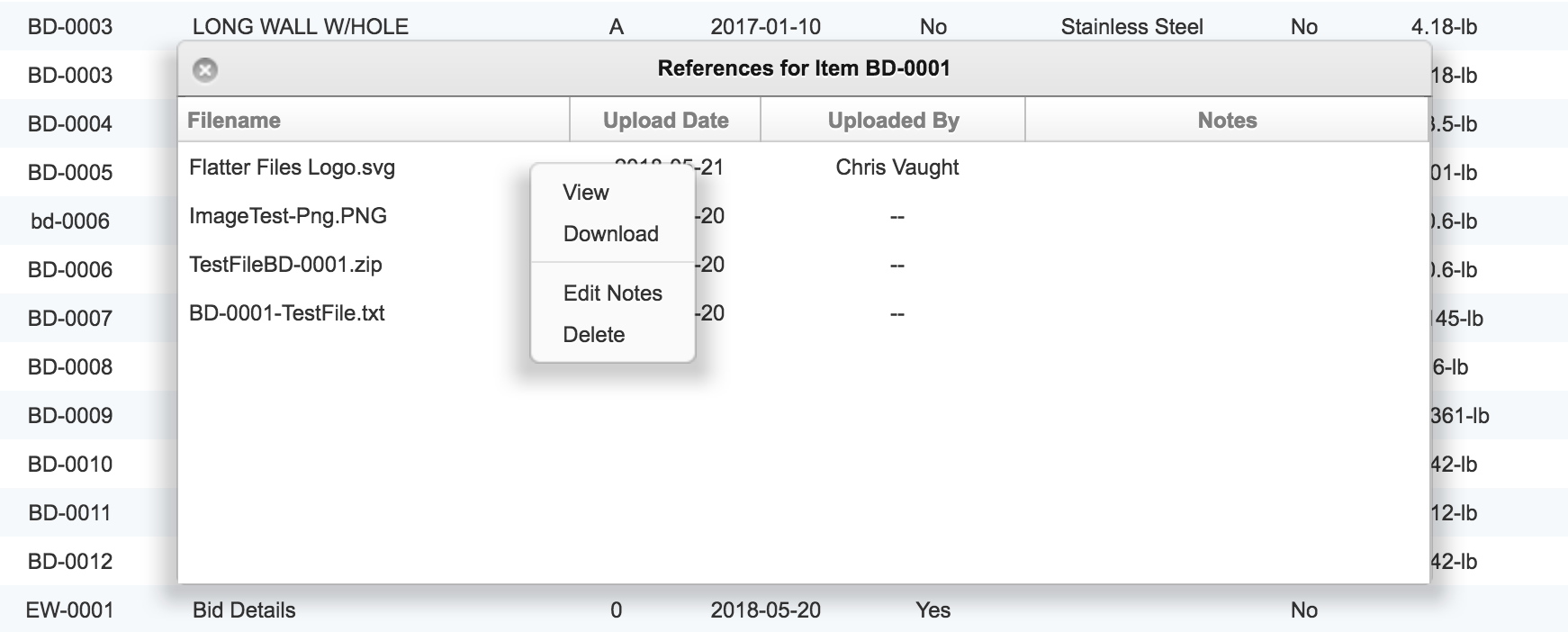 View References Right Click